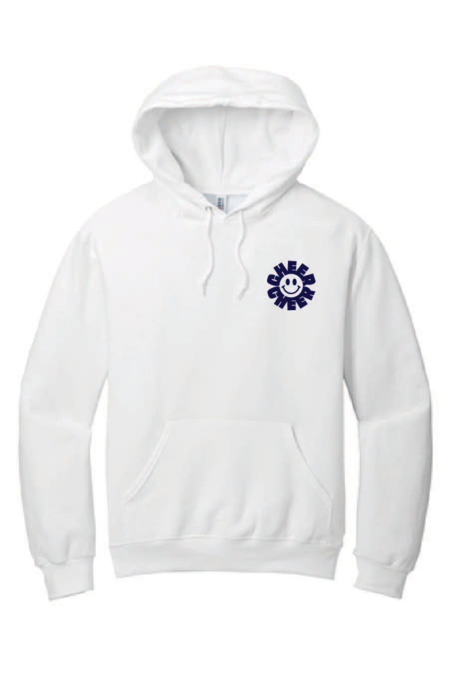 UNISEX WHITE HOODIE