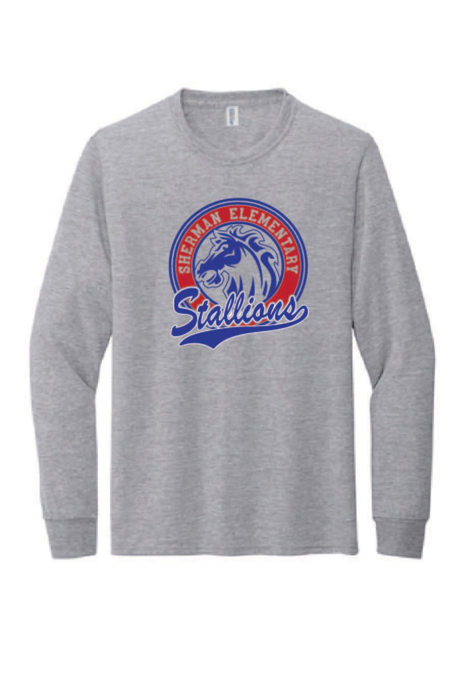 UNISEX GREY LONG SLEEVE