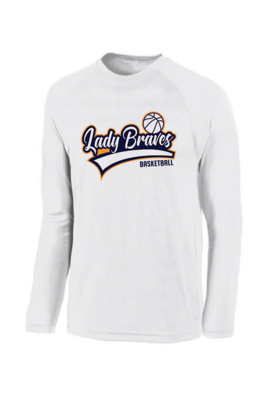 UNISEX WHITE DRY ZONE LONG SLEEVE