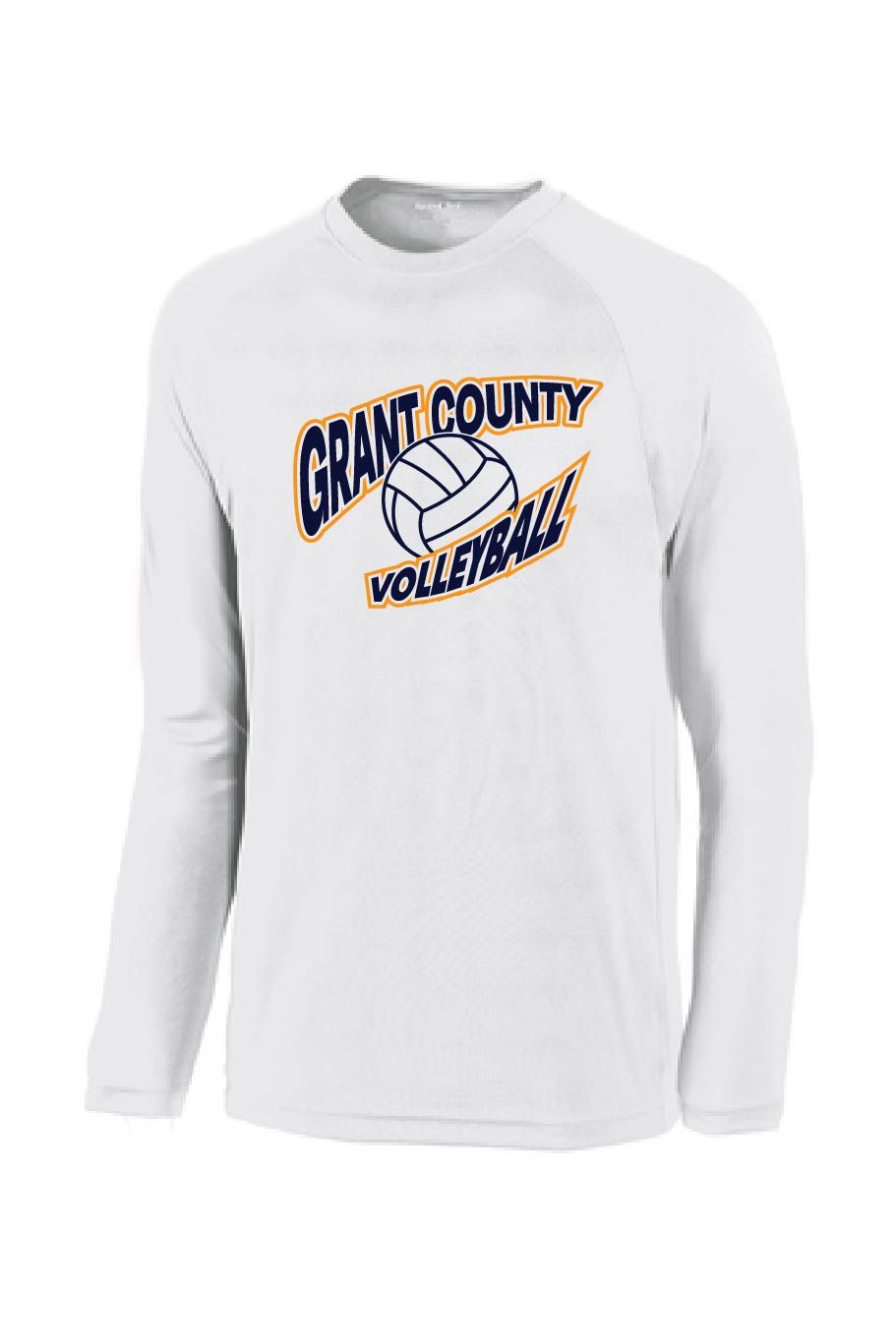 UNISEX WHITE LONG SLEEVE W/LAST NAME