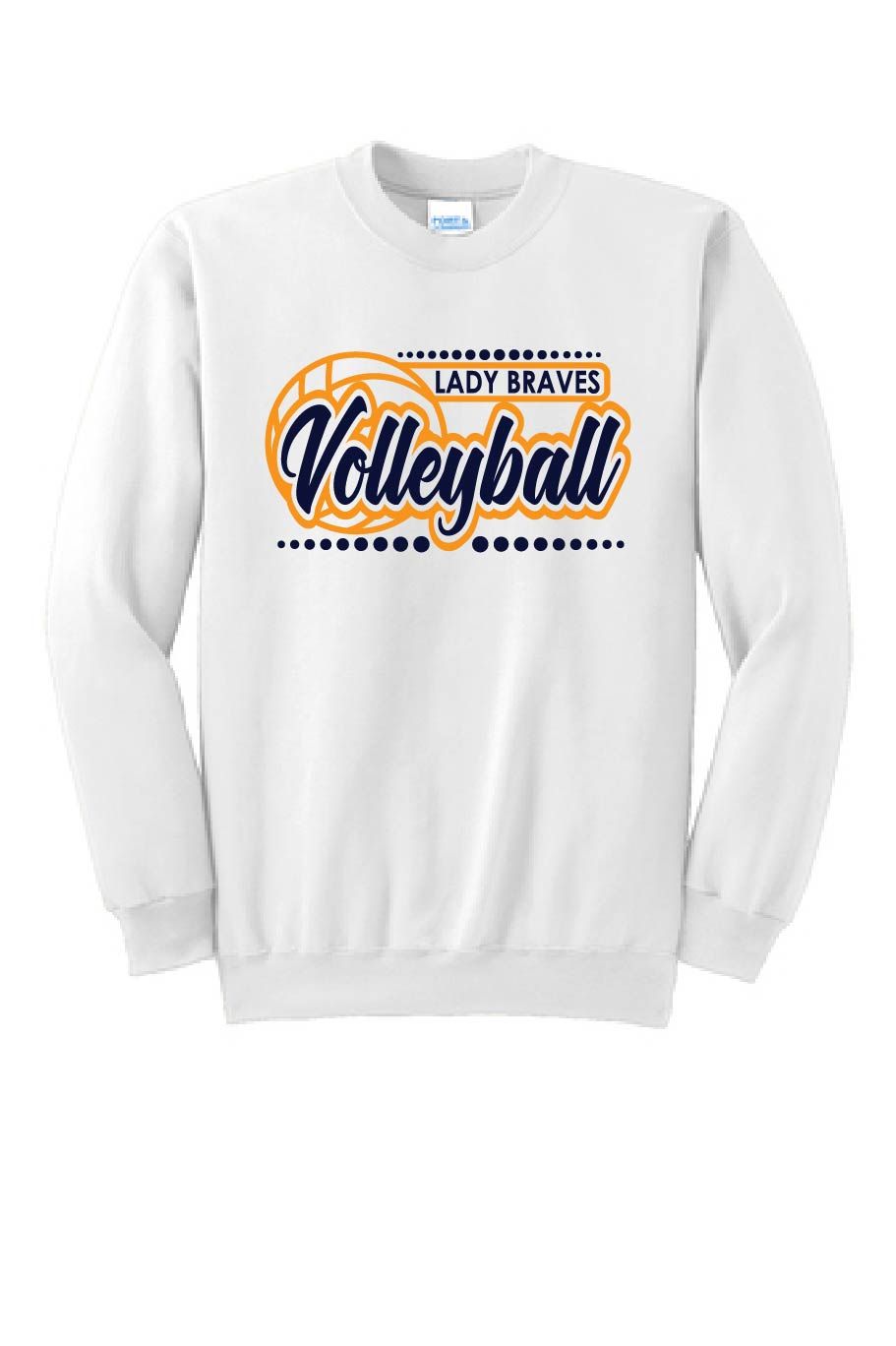 UNISEX WHITE CREWNECK