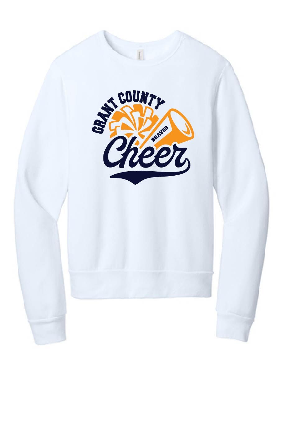 UNISEX WHITE CREWNECK