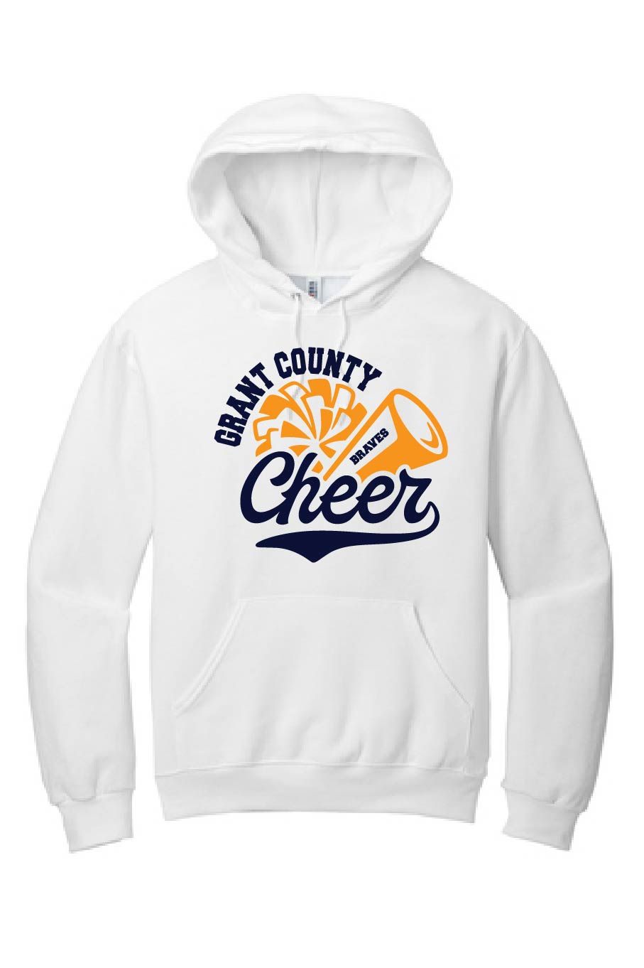UNISEX WHITE HOODIE