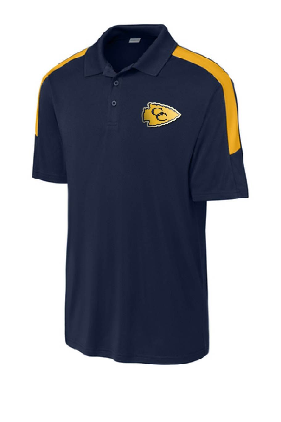 UNISEX NAVY GOLD POLO