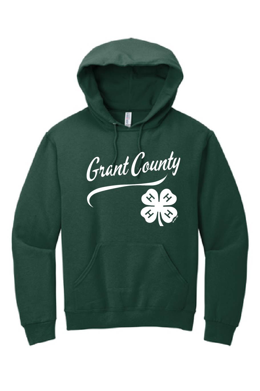 UNISEX FOREST GREEN HOODIE