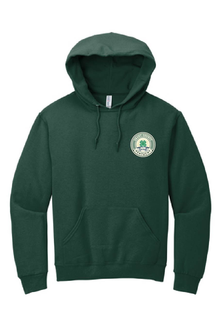 UNISEX FOREST GREEN HOODIE
