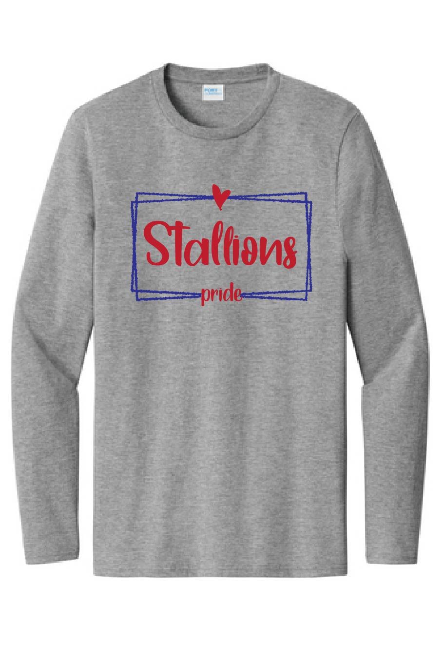 UNISEX GREY LONG SLEEVE
