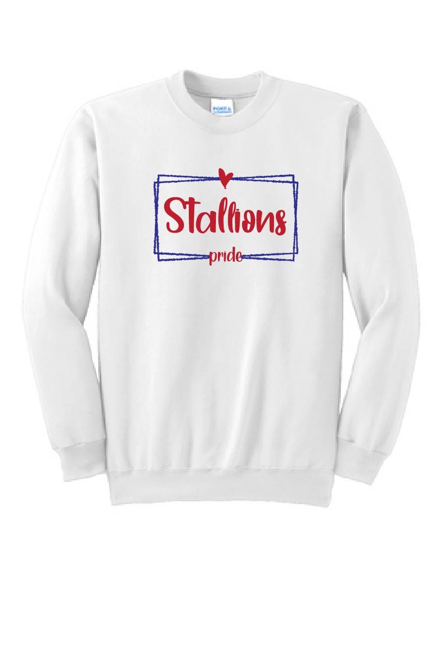 UNISEX WHITE CREW NECK