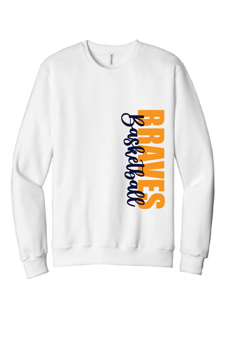UNISEX WHITE CREWNECK