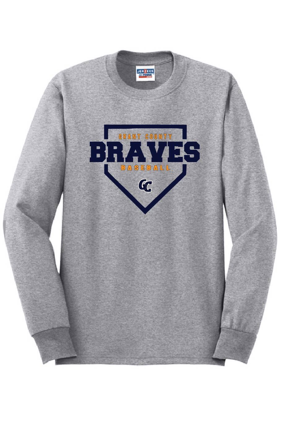 UNISEX GREY LONG SLEEVE