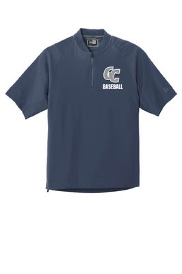 UNISEX NAVY CAGE SHORT SLEEVE 1/4 ZIP