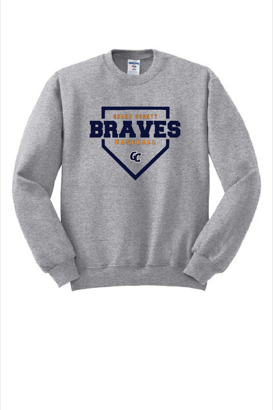 UNISEX GREY CREWNECK