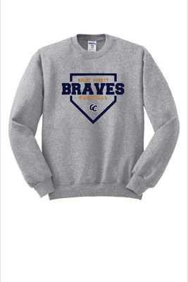 UNISEX GREY CREWNECK