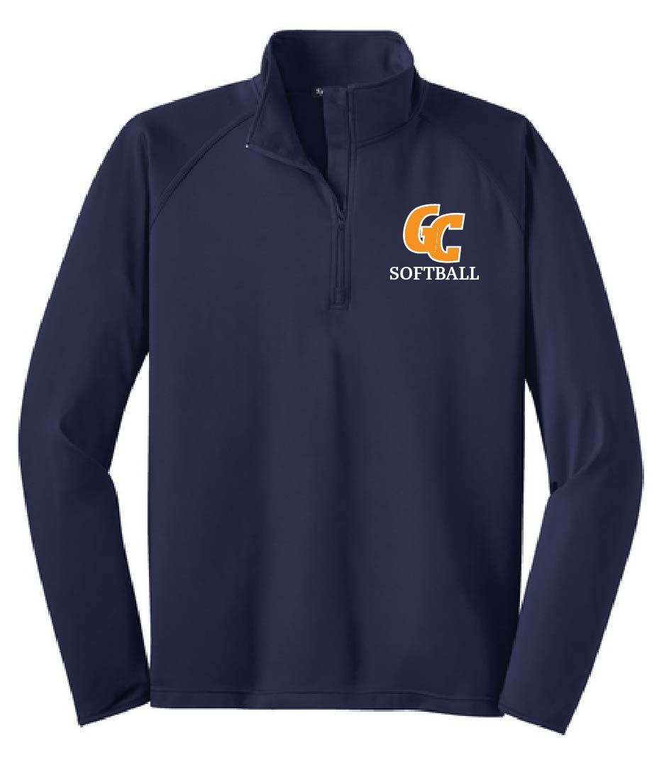 MENS NAVY 1/2 ZIP PULLOVER
