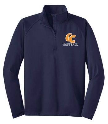MENS NAVY 1/2 ZIP PULLOVER