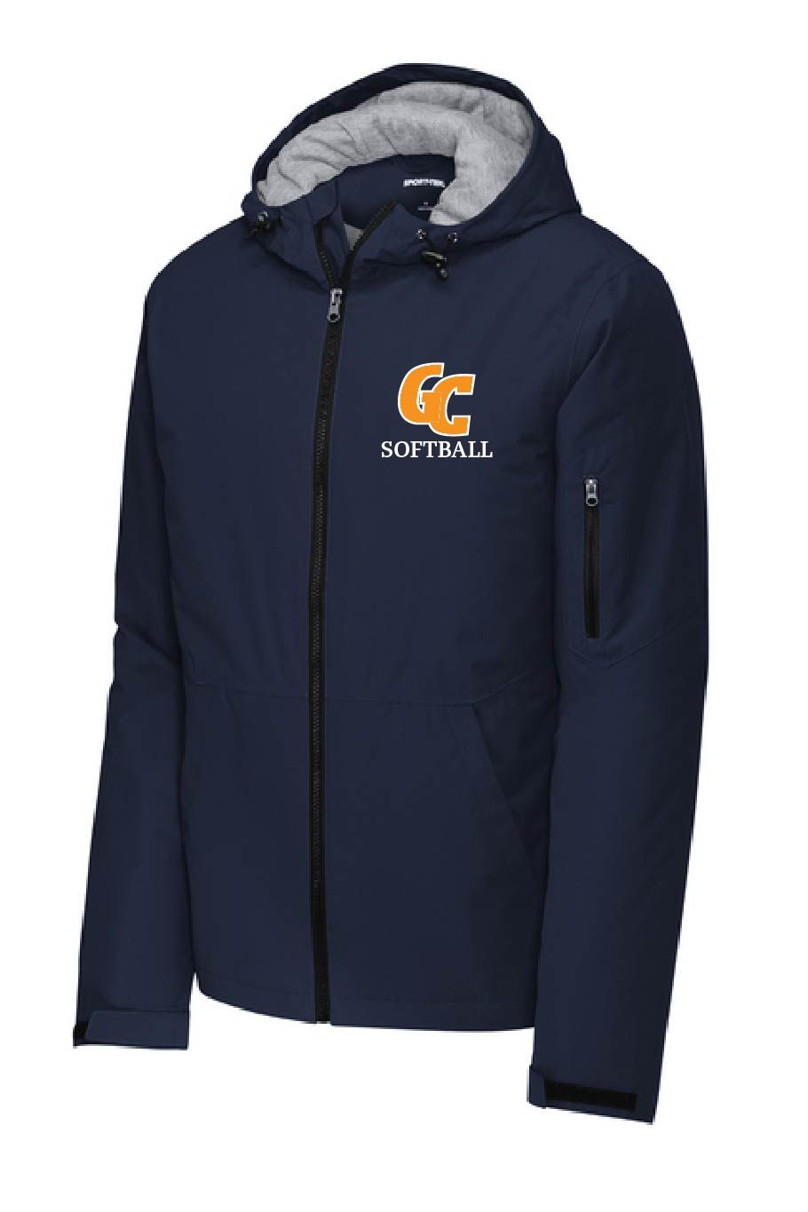 UNISEX NAVY WATERPROOF INSULATED JACKET