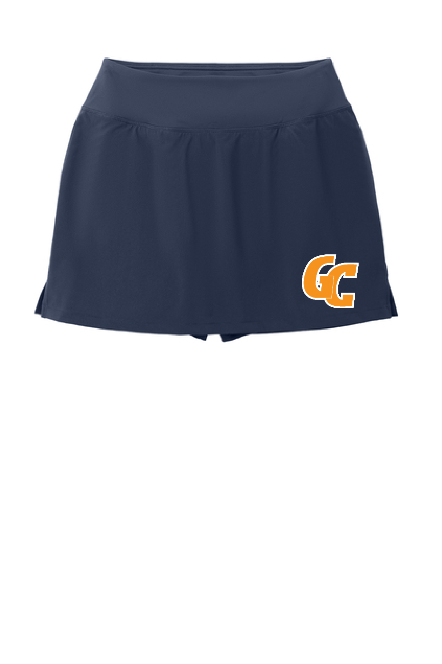 LADIES NAVY SPORT TEK SKORT