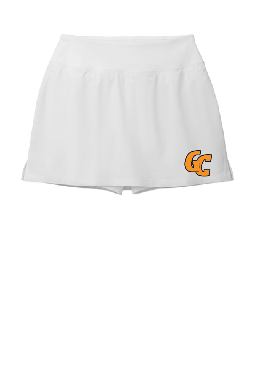 LADIES SPORT TEK WHITE SKORT