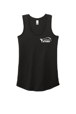 WOMEN&#39;S BLACK RACERBACK TANK