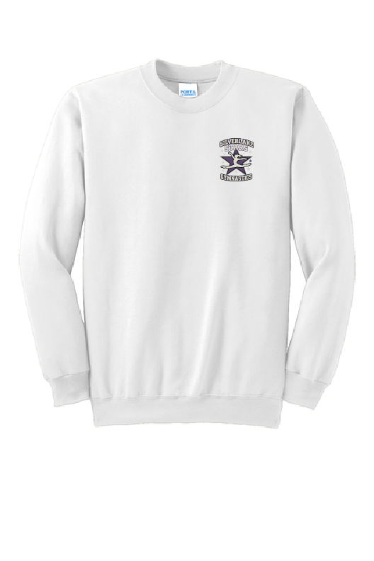 UNISEX WHITE CREWNECK