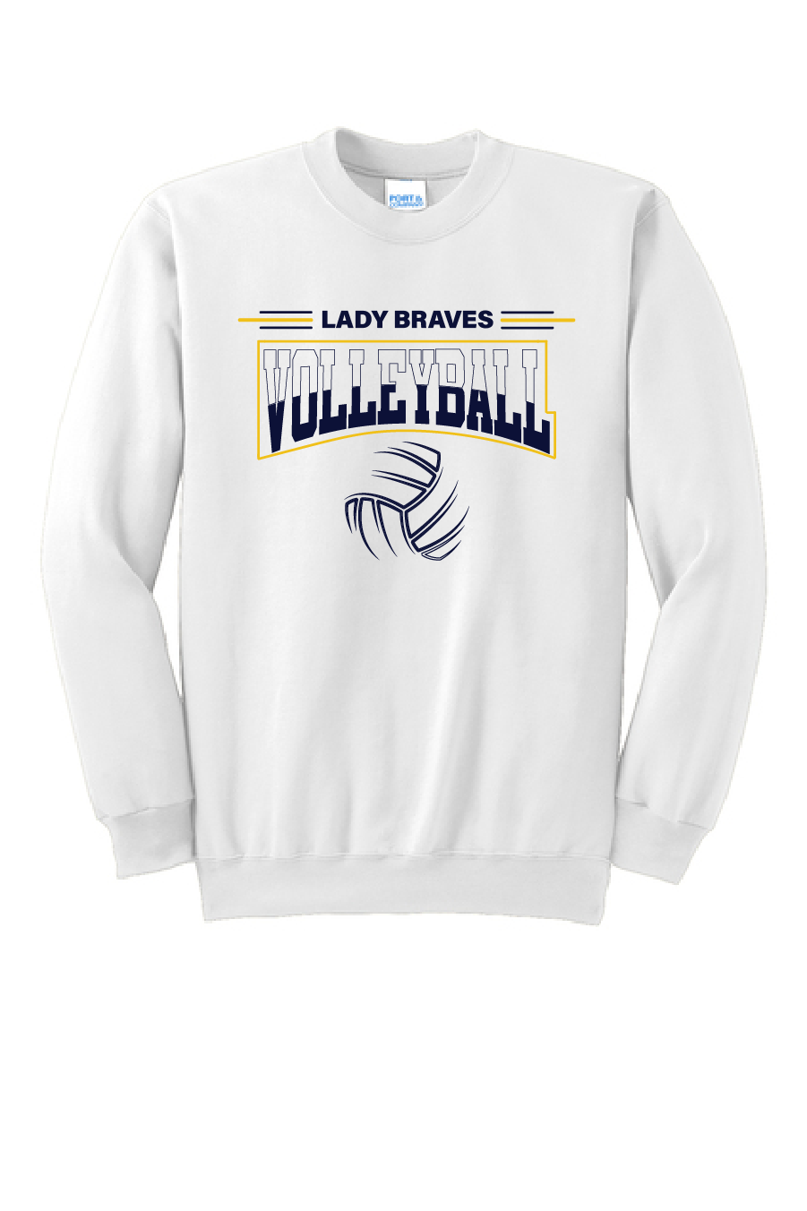 UNISEX WHITE CREWNECK