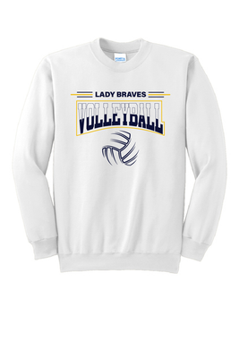 UNISEX WHITE CREWNECK