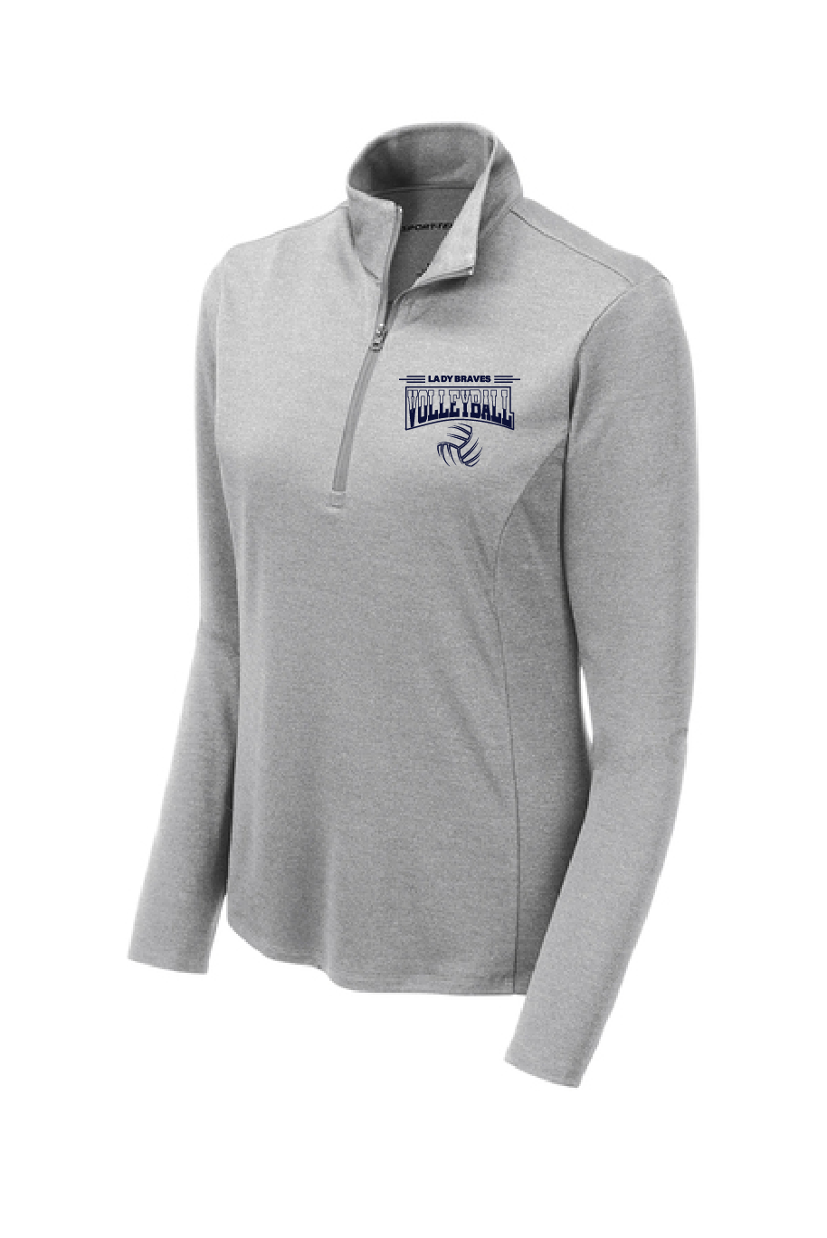 LADIES NAVY 1/4 ZIP