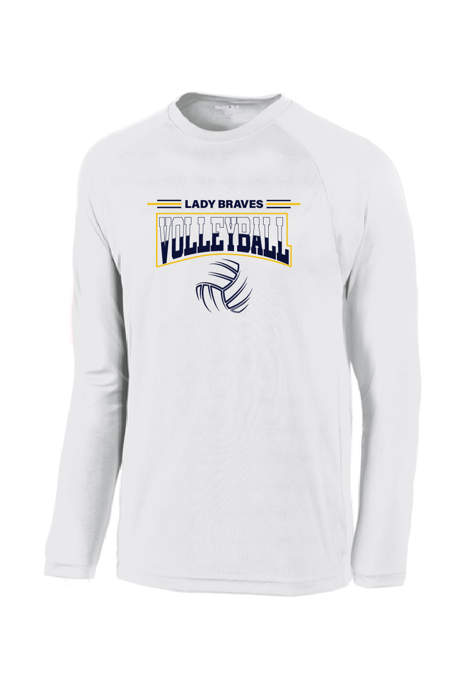 UNISEX WHITE LONG SLEEVE W/LAST NAME