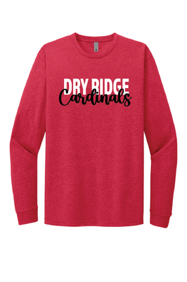UNISEX RED LONG SLEEVE