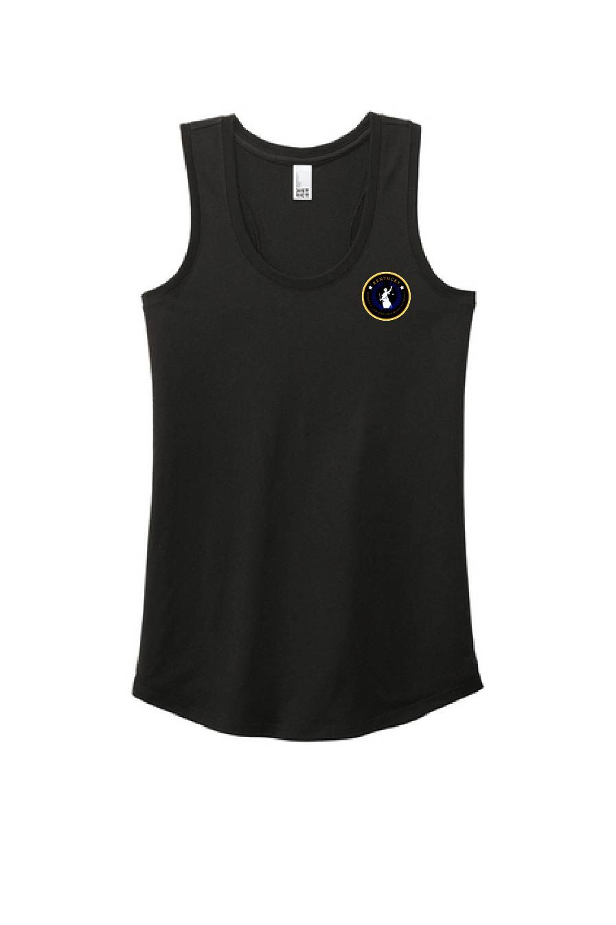 WOMEN&#39;S BLACK RACERBACK TANK