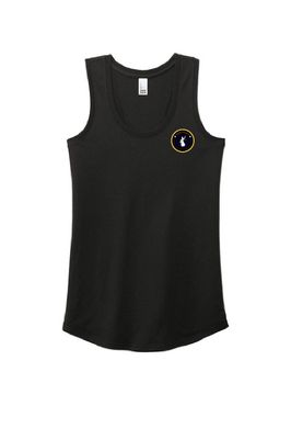 WOMEN&#39;S BLACK RACERBACK TANK
