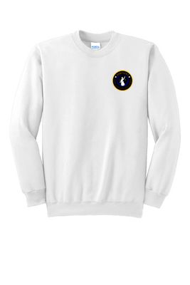UNISEX WHITE CREWNECK