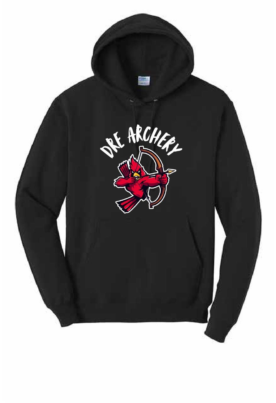 UNISEX BLACK HOODIE