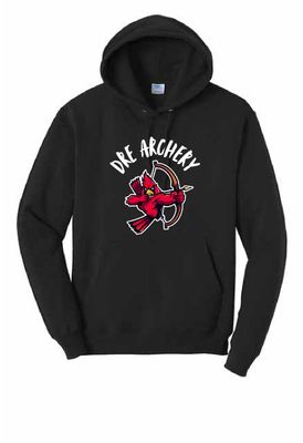 UNISEX BLACK HOODIE
