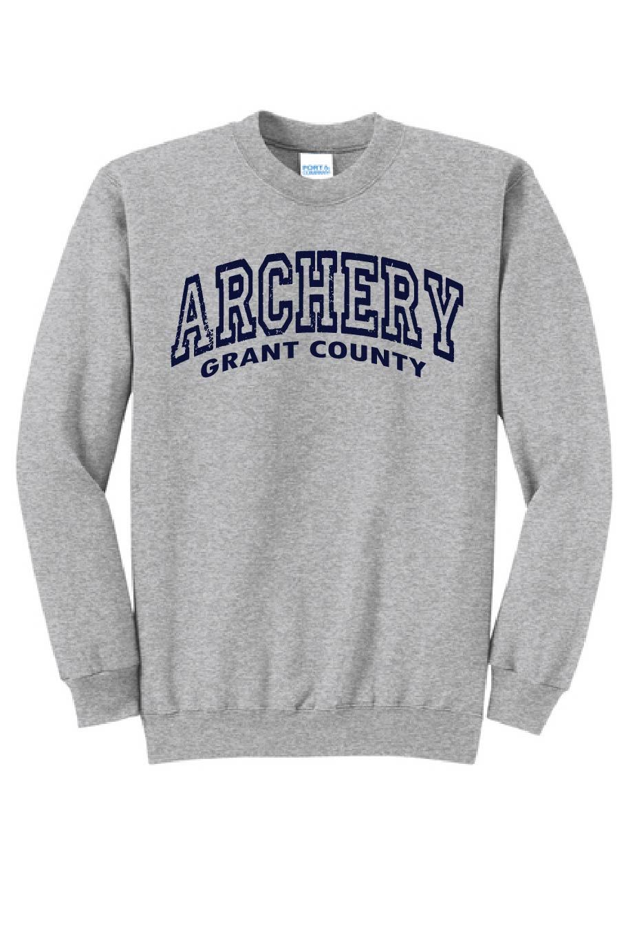 UNISEX GREY CREWNECK