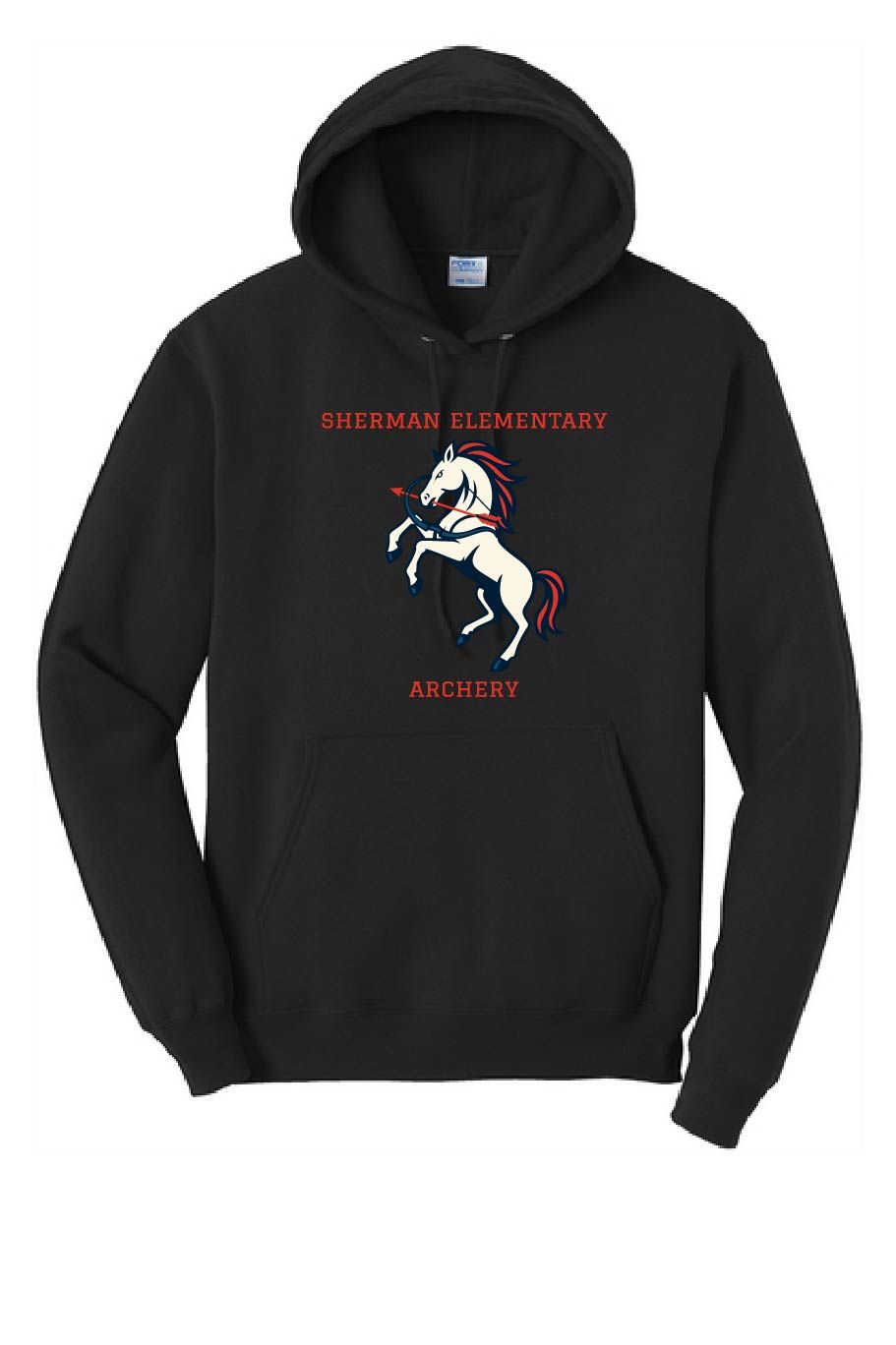 UNISEX BLACK HOODIE