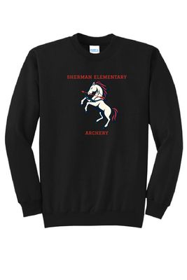 UNISEX BLACK CREWNECK