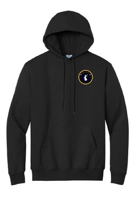 UNISEX BLACK HOODIE