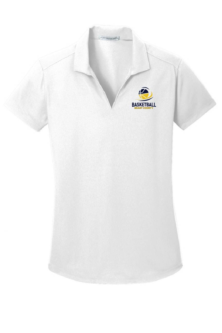 WOMEN&#39;S DRY ZONE WHITE VNECK