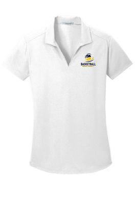 WOMEN&#39;S DRY ZONE WHITE VNECK
