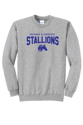 UNISEX GREY CREWNECK