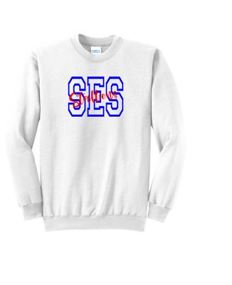 UNISEX WHITE CREWNECK