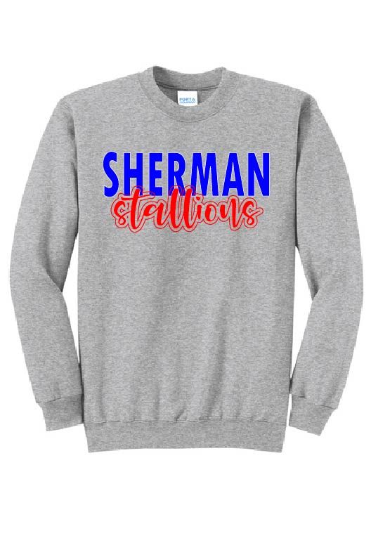 UNISEX GREY CRFEWNECK