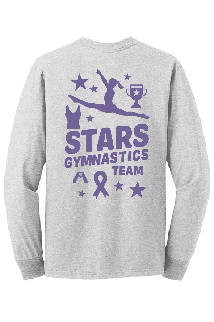 UNISEX GREY LONG SLEEVE