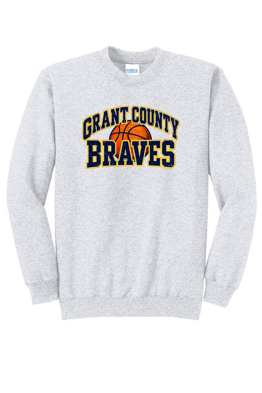 UNISEX ASH GREY CREWNECK