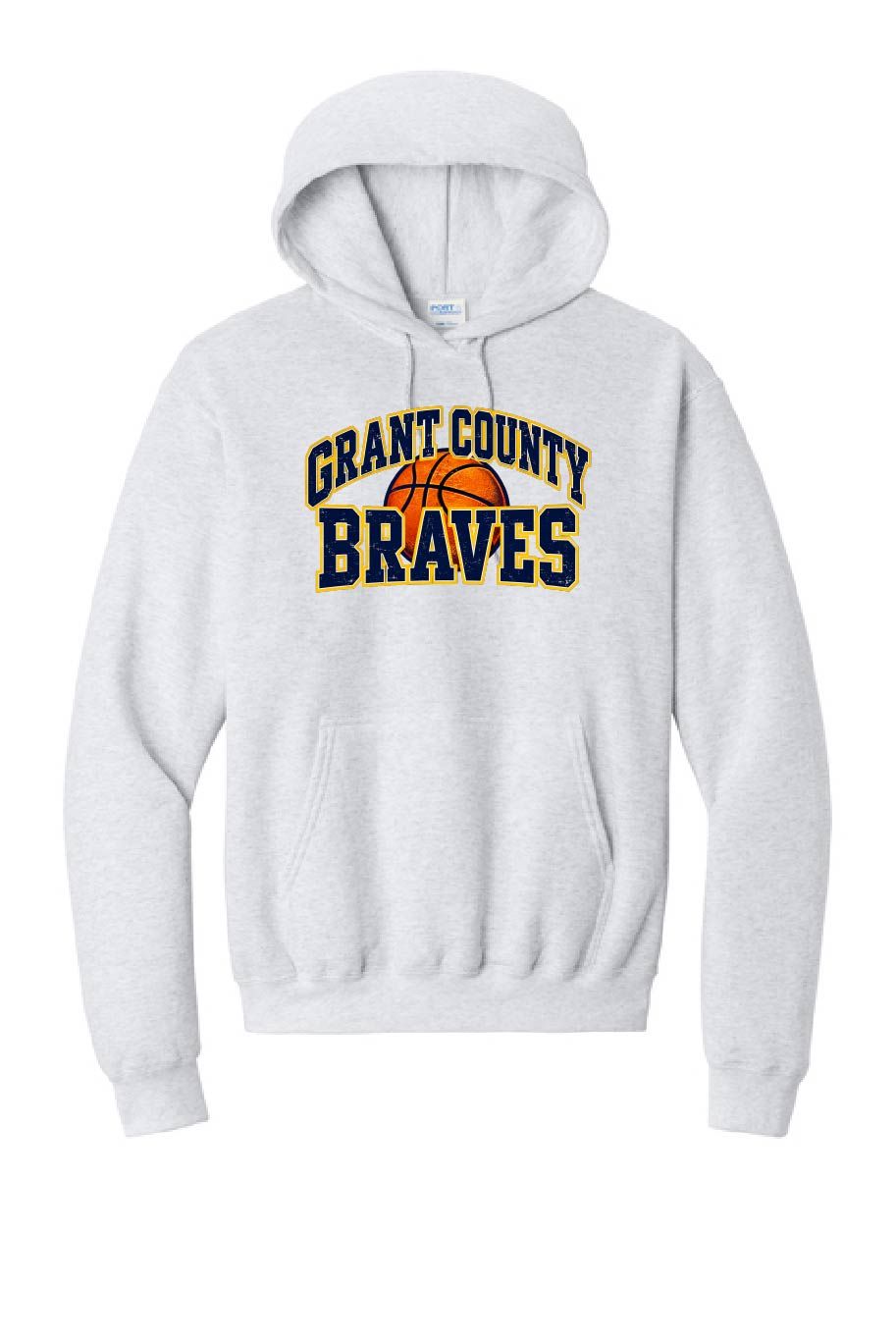 UNISEX ASH GREY HOODIE