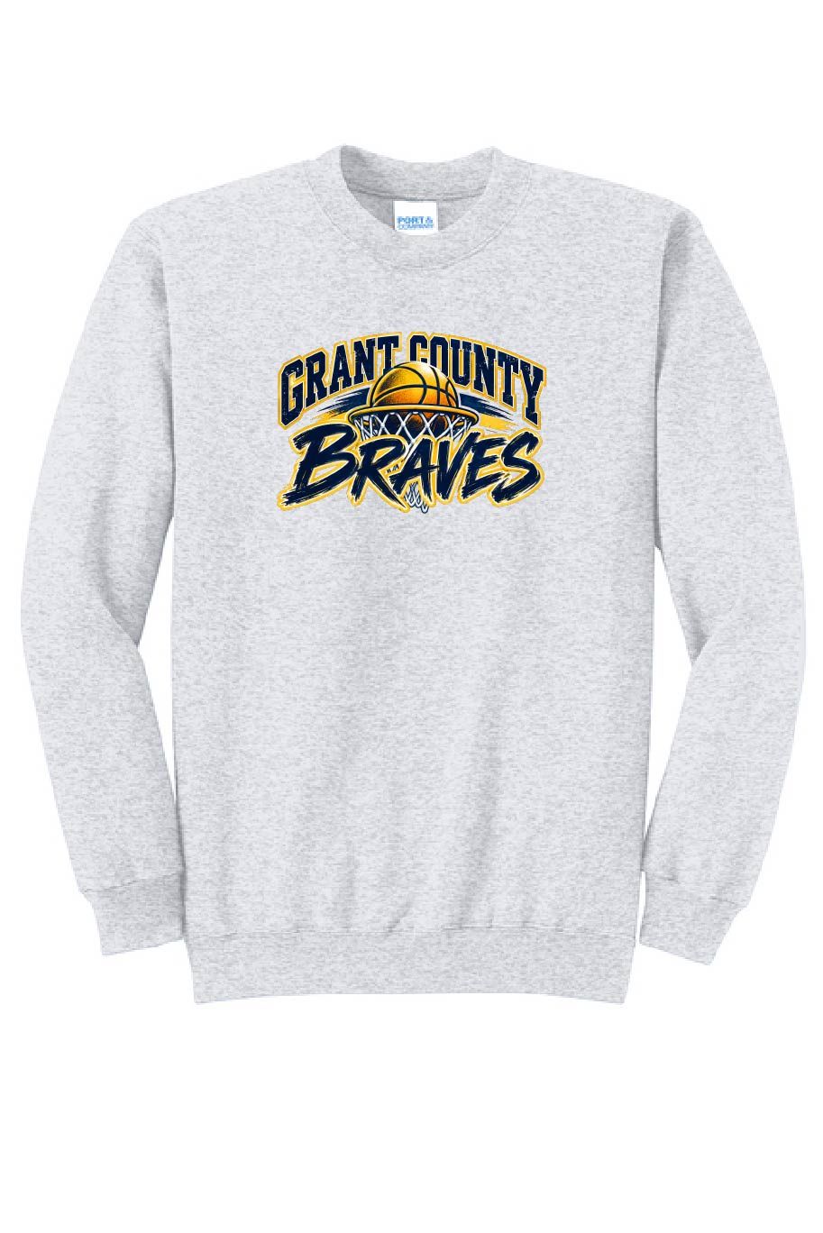 UNISEX ASH GREY CREWNECK