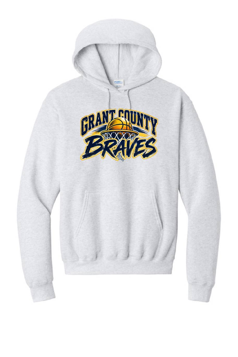 UNISEX ASH GREY HOODIE