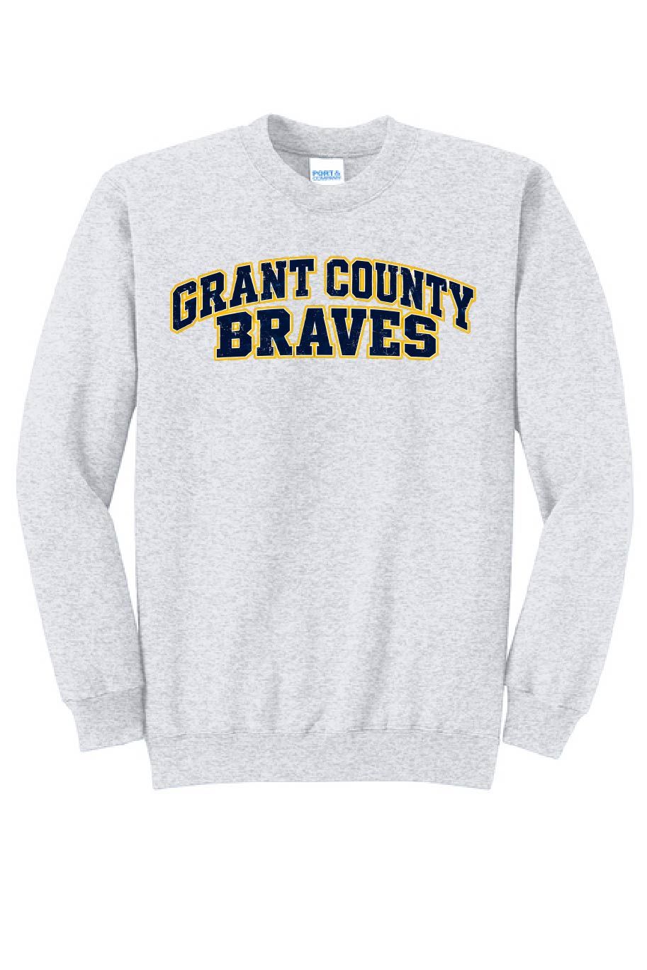 UNISEX ASH GREY CREWNECK