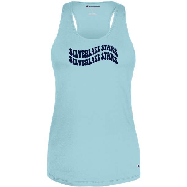 GIRLS/WOMEN'S PALE BLUE RACERBACK TANK